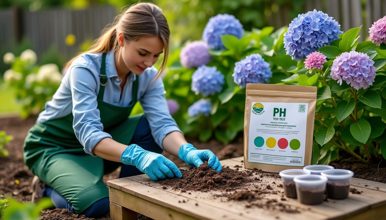 découvrez quels amendements, couvre-sols et solutions pour ajuster le ph choisir au pied de vos hortensias afin de favoriser leur croissance et leur floraison toute l'année.