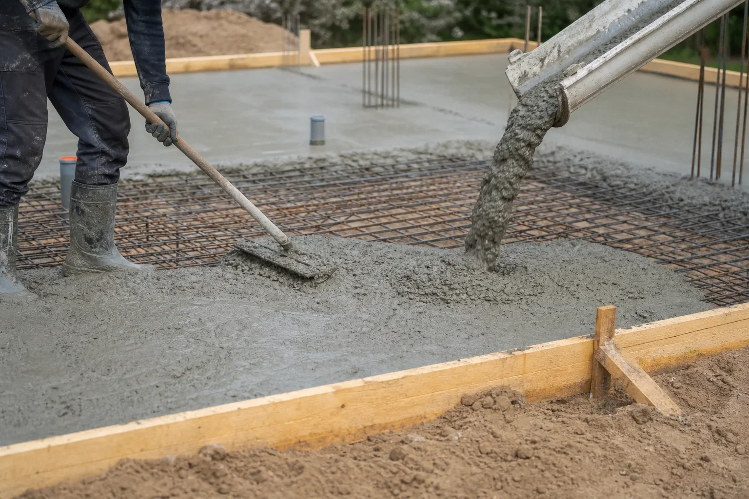Detail pratique pour Le radier de fondation en béton : fonctionnement, étapes et conseils