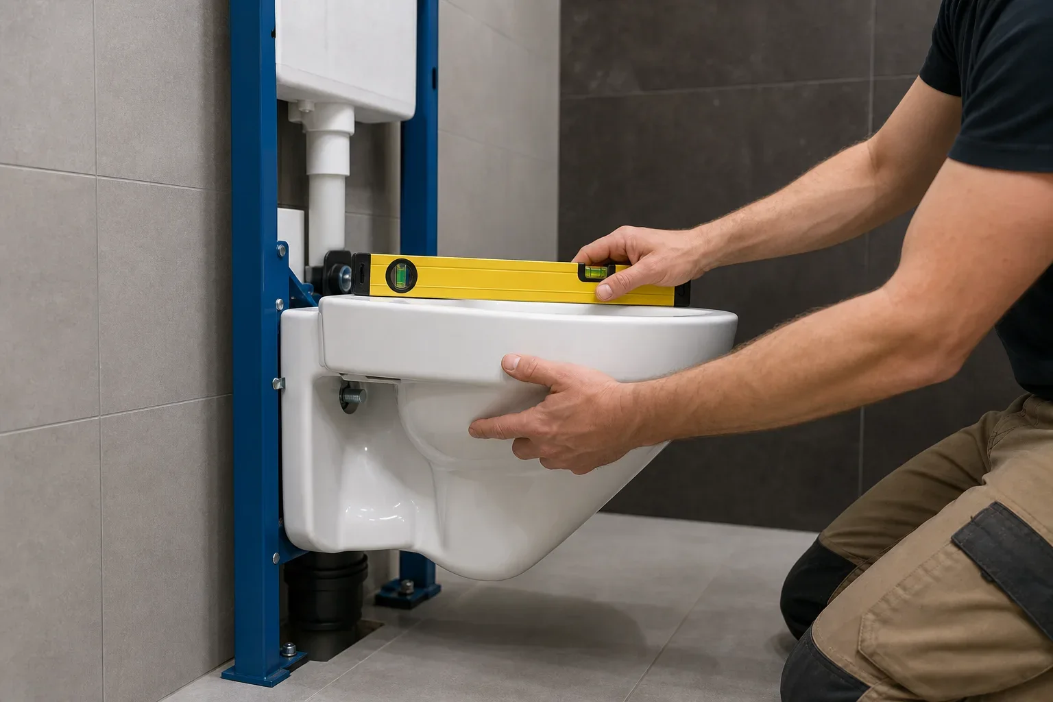 Detail pratique pour Quelle hauteur d'installation choisir pour un WC suspendu ?