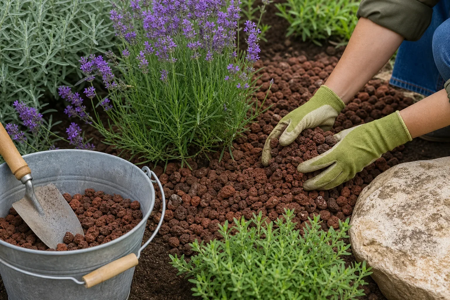 Detail pratique pour Pouzzolane au Jardin : Guide Complet d'Utilisation et Paillage