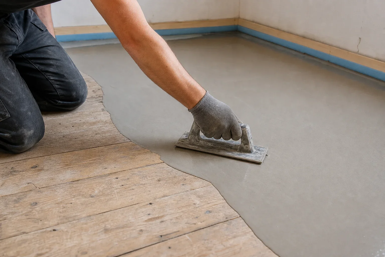 Detail pratique pour Ragréage sur plancher bois : comment réussir son nivellement