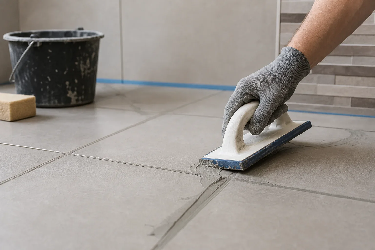 Detail pratique pour Temps de séchage des joints de carrelage : mortier, largeur de joint, température – tableau repère